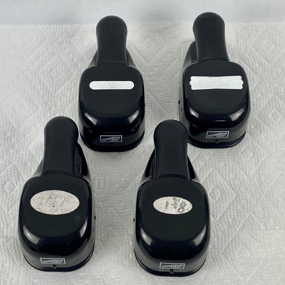 4 Stampin' Up! Tab Tag Label Paper Shaper Punch Scrapbook Card Craft Punches